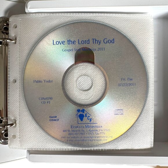 Ephrata Ministries Thou Shalt Love The Lord Thy God Audiobook 14 CD Set Yoder - Picture 4 of 12